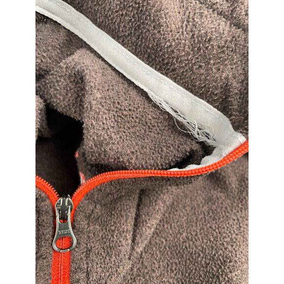 North‎ Face Pullover Mens M Brown Fleece Quarter Zip Gorp Outdoor Jacket Hiking - Picture 6 of 12